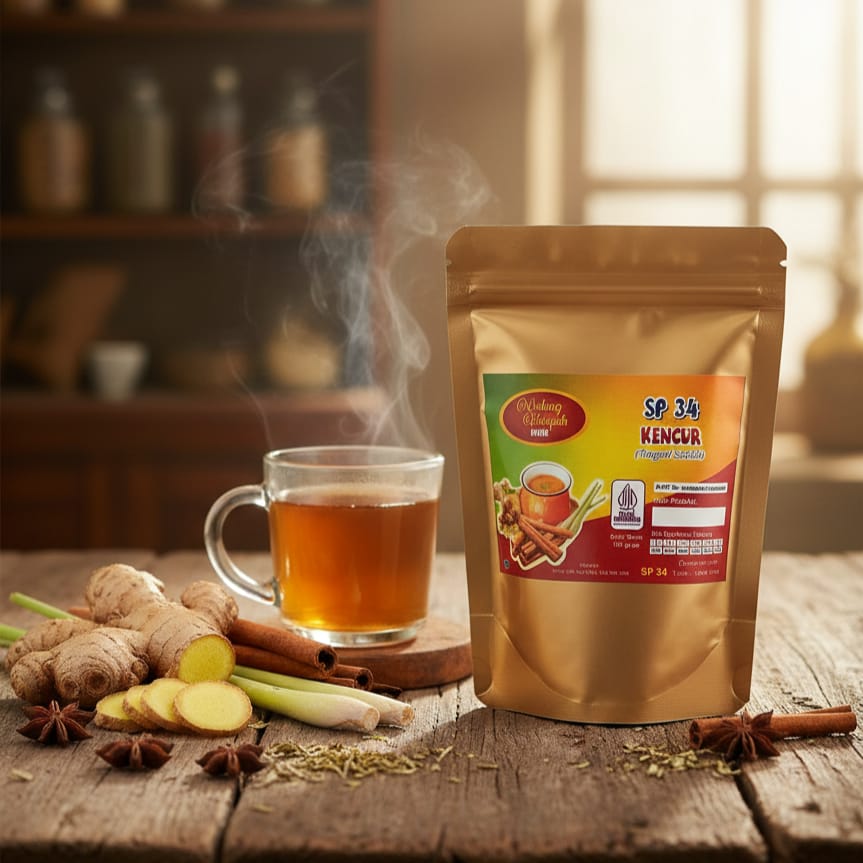 Wedang Kencur SP34 – Segarkan napas & redakan batuk