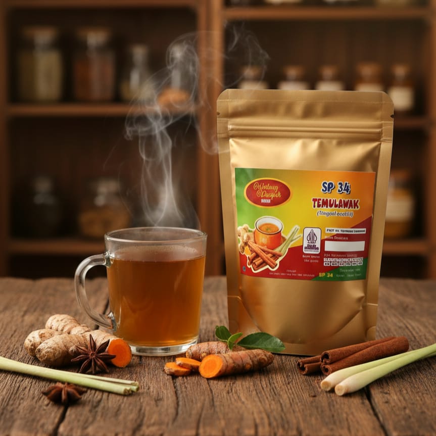 Wedang Temulawak SP34 – Detoks hati & stamina
